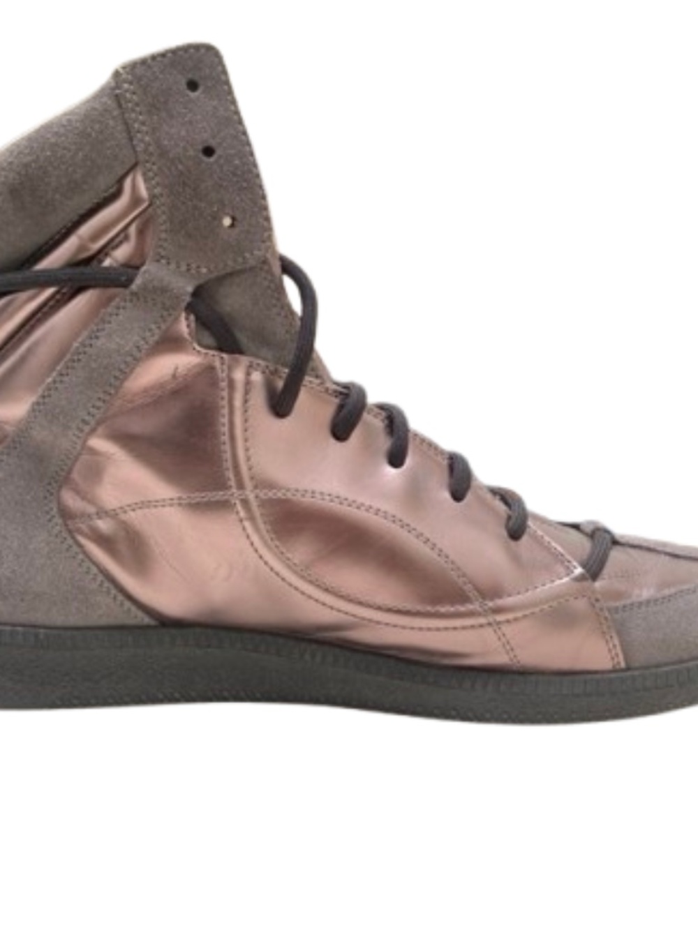Maison Martin Margiela Line 22 Shoes Metallic Bronze Suede - Picture 9 of 13